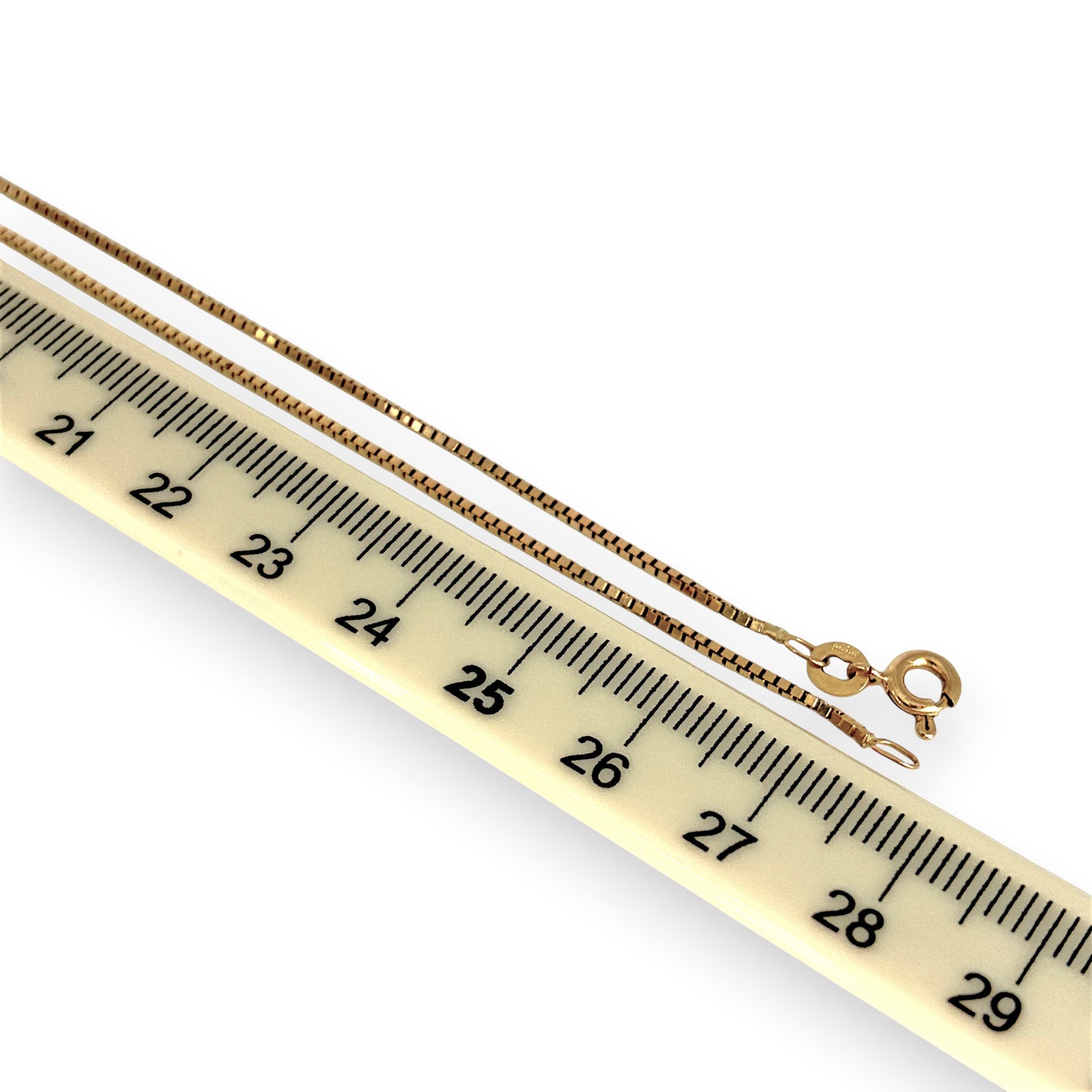 GOLD DEAL | 9ct Gold Silk Box‑Link Chain 55cm
