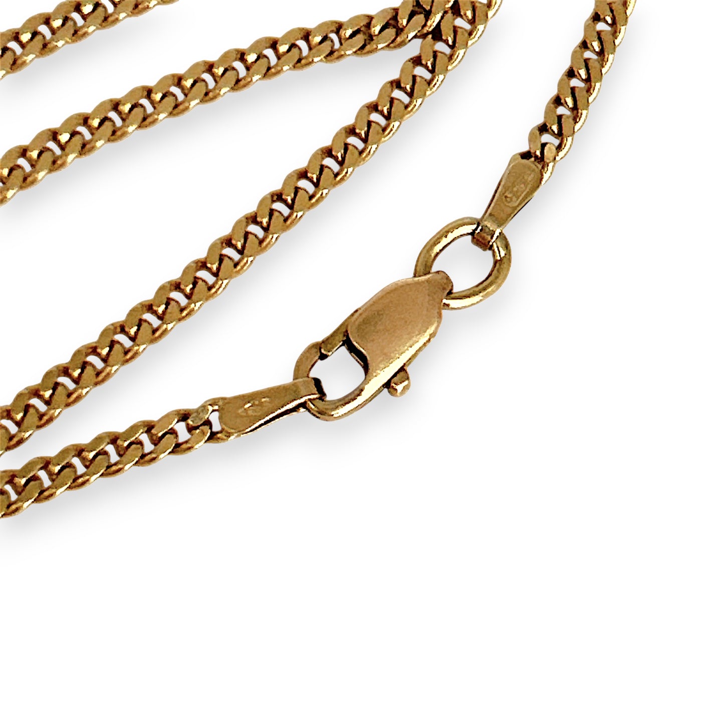 NZGD | 9ct Gold SleekLine Flat Cuban Chain 59cm