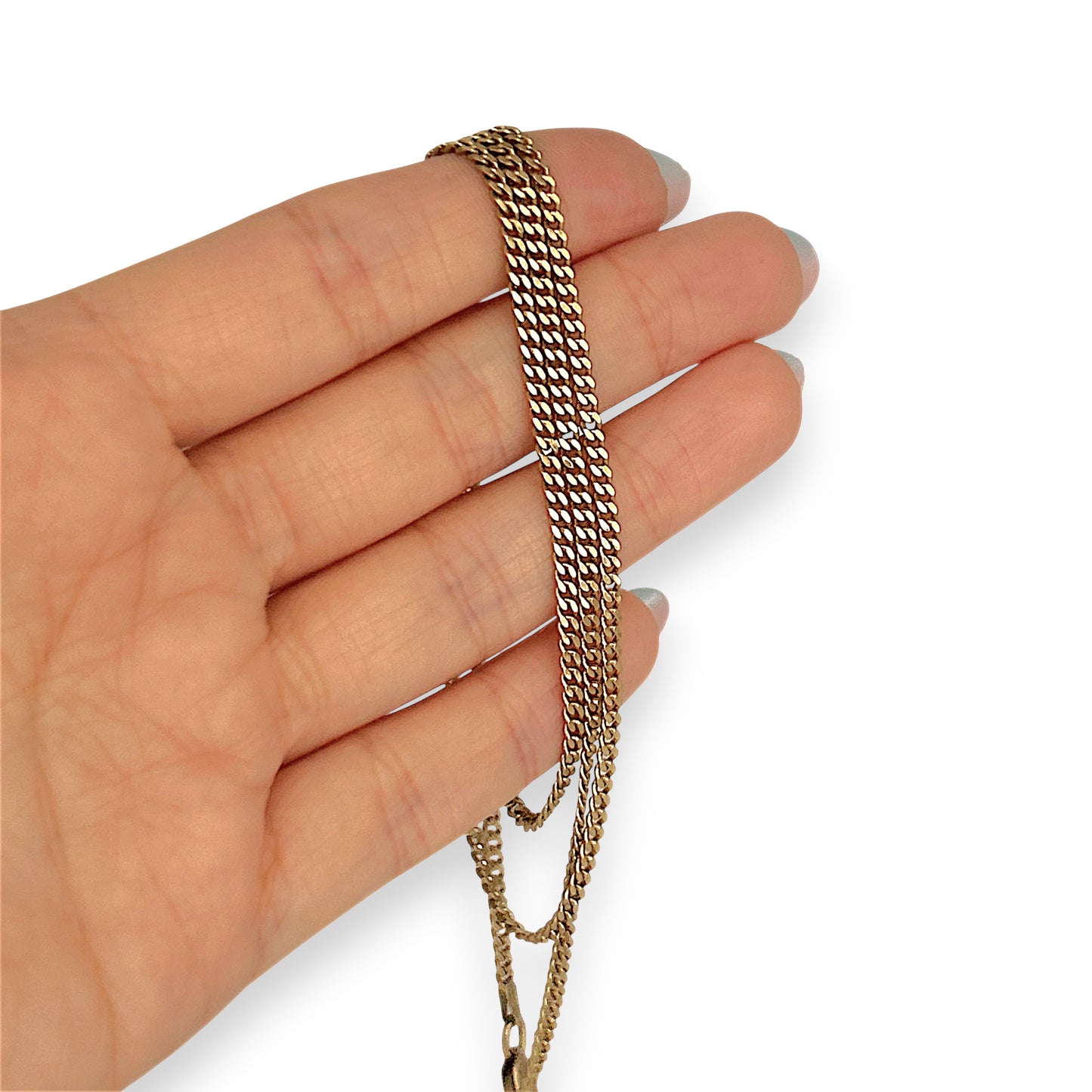NZGD | 9ct Gold SleekLine Flat Cuban Chain 59cm