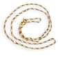NZGD | 9ct Gold Continental Figaro Chain 60cm