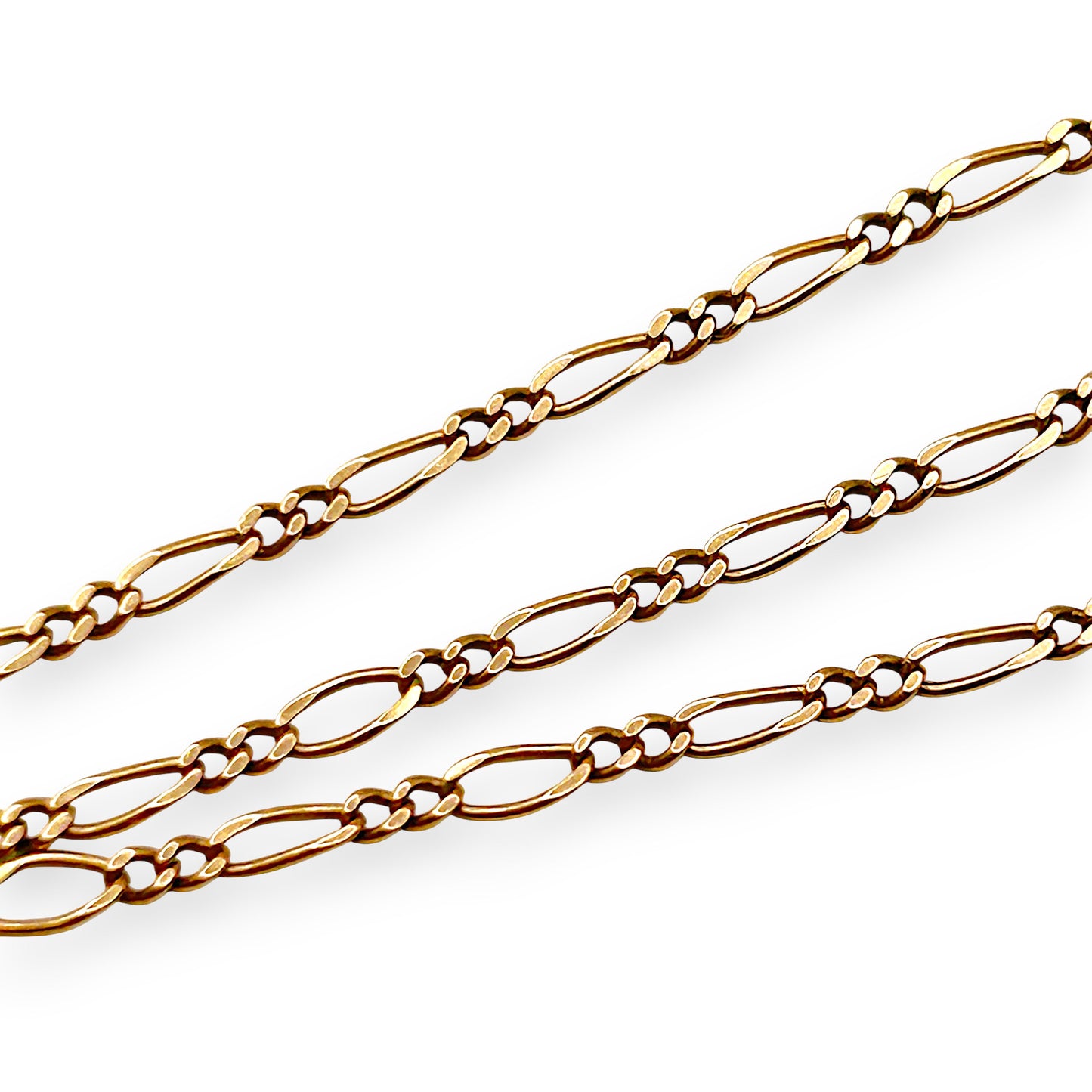 NZGD | 9ct Gold Continental Figaro Chain 60cm