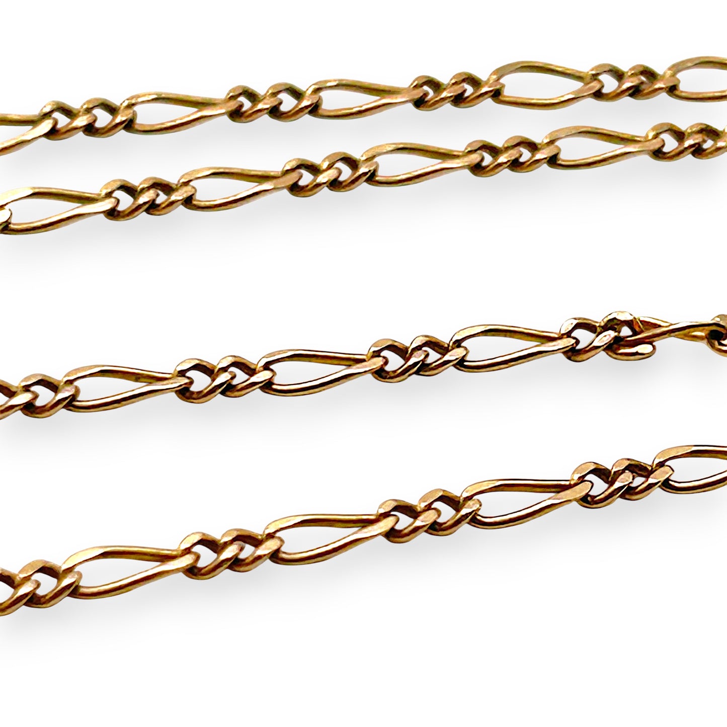 NZGD | 9ct Gold Continental Figaro Chain 60cm