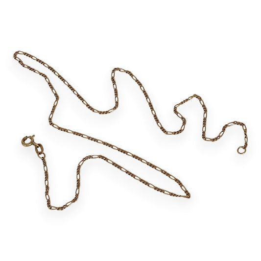 GOLD DEAL | 9ct Gold Auric Harmony 3-1 Figaro Chain 42cm
