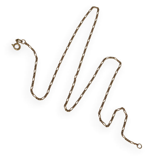 GOLD DEAL | 9ct Gold Auric Harmony 3-1 Figaro Chain 42cm