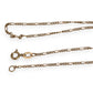 GOLD DEAL | 9ct Gold Auric Harmony 3-1 Figaro Chain 42cm