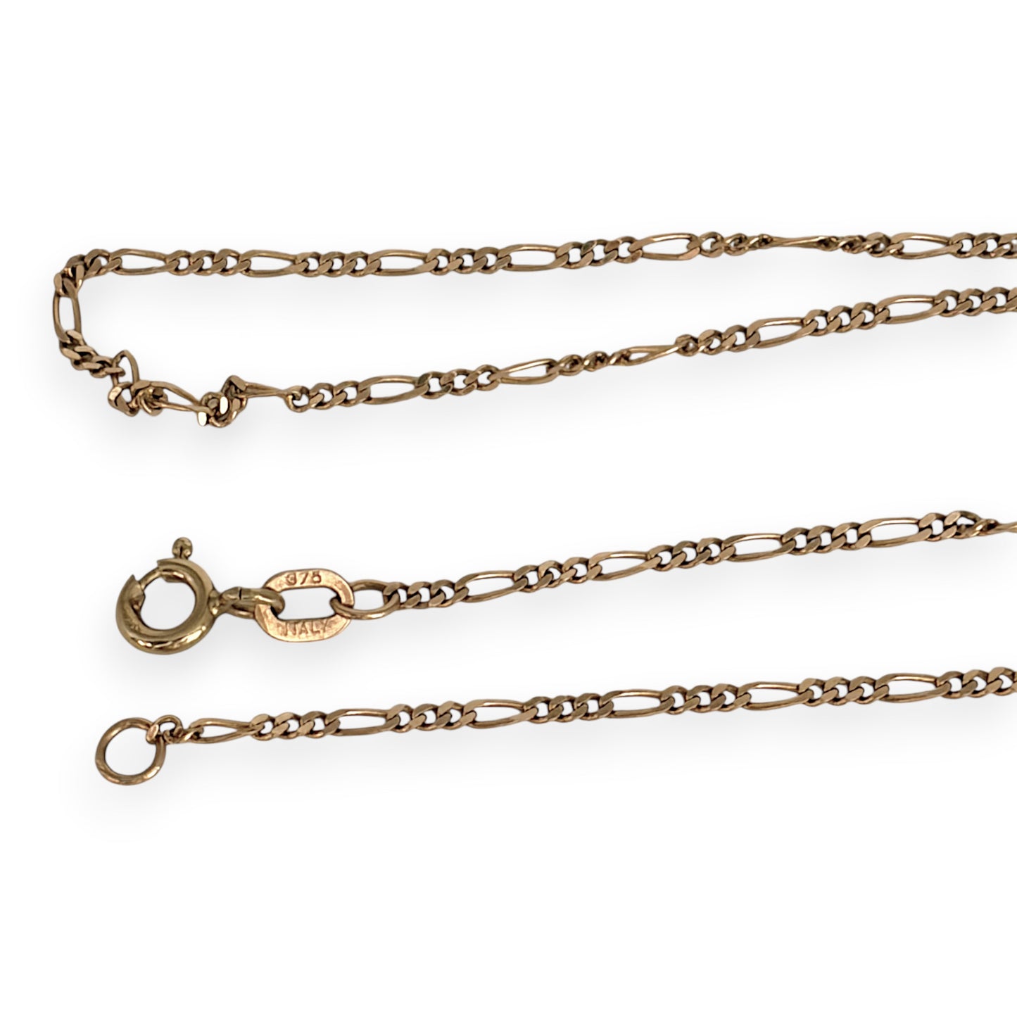 GOLD DEAL | 9ct Gold Auric Harmony 3-1 Figaro Chain 42cm