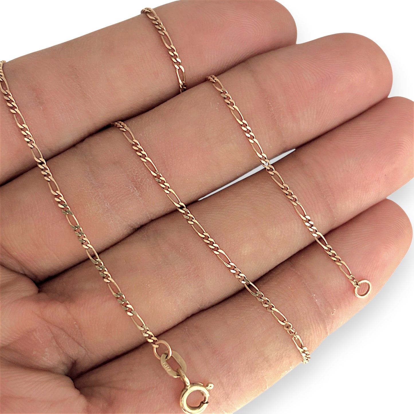 GOLD DEAL | 9ct Gold Auric Harmony 3-1 Figaro Chain 42cm