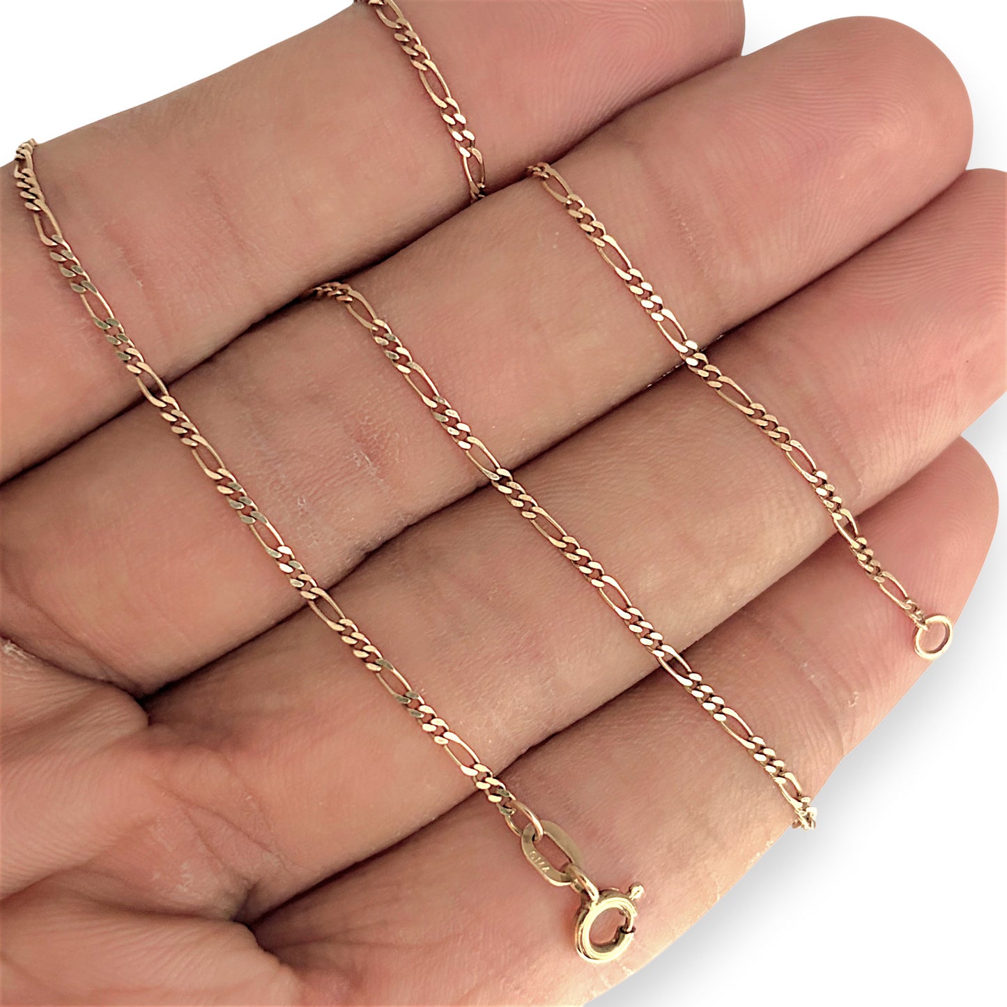 GOLD DEAL | 9ct Gold Auric Harmony 3-1 Figaro Chain 42cm