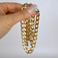 GOLD DEAL | 9kt Gold Empire Flat Curb Chain Valuation $12,100