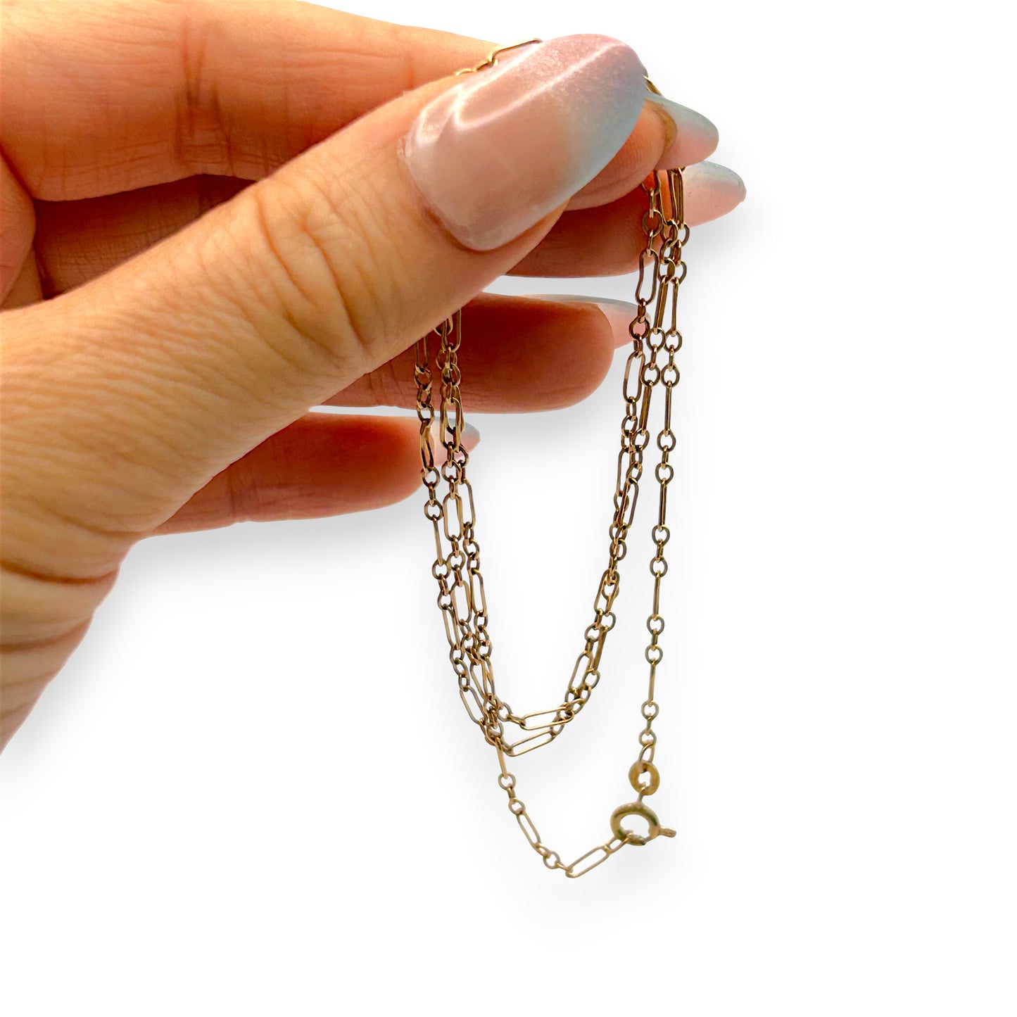 GOLD DEAL | 9kt Gold UNOAERRE Signature Link Chain 60cm