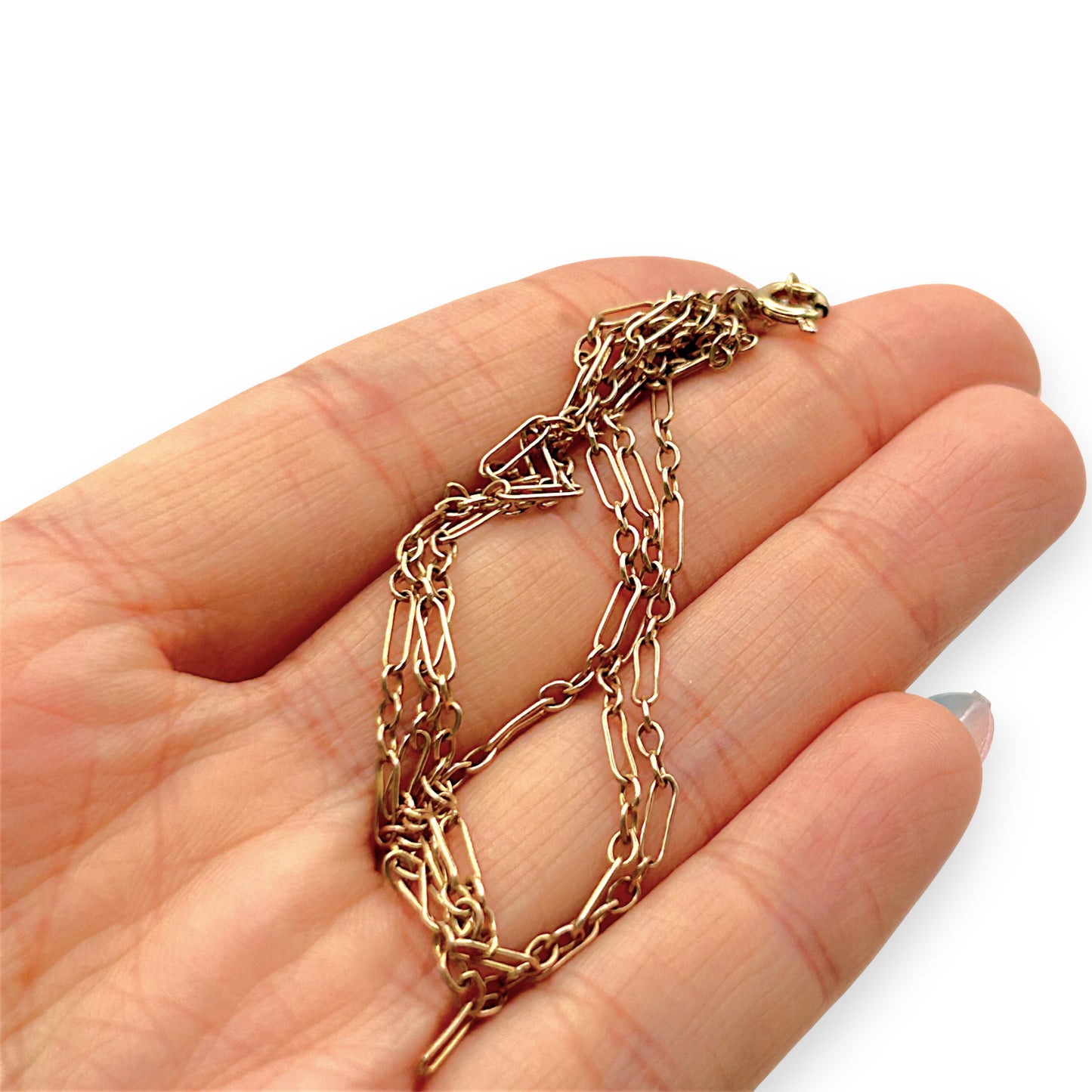 GOLD DEAL | 9kt Gold UNOAERRE Signature Link Chain 60cm