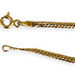 GOLD DEAL | 18K Gold Snake Herringbone Lightweight Bracelet Length 19cm