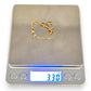 GOLD DEAL | 18ct (18K) Gold Chopin Bracelet Length 19cm