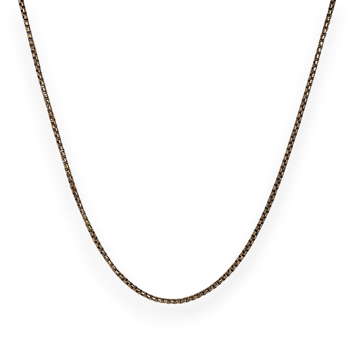 GOLD DEAL | 9ct Gold Honey‑Glow Box Weave Chain 59cm