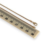 GOLD DEAL | 9ct Gold Honey‑Glow Box Weave Chain 59cm