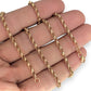GOLD DEAL | 9ct Gold Twist Luxe Rope Chain 50cm