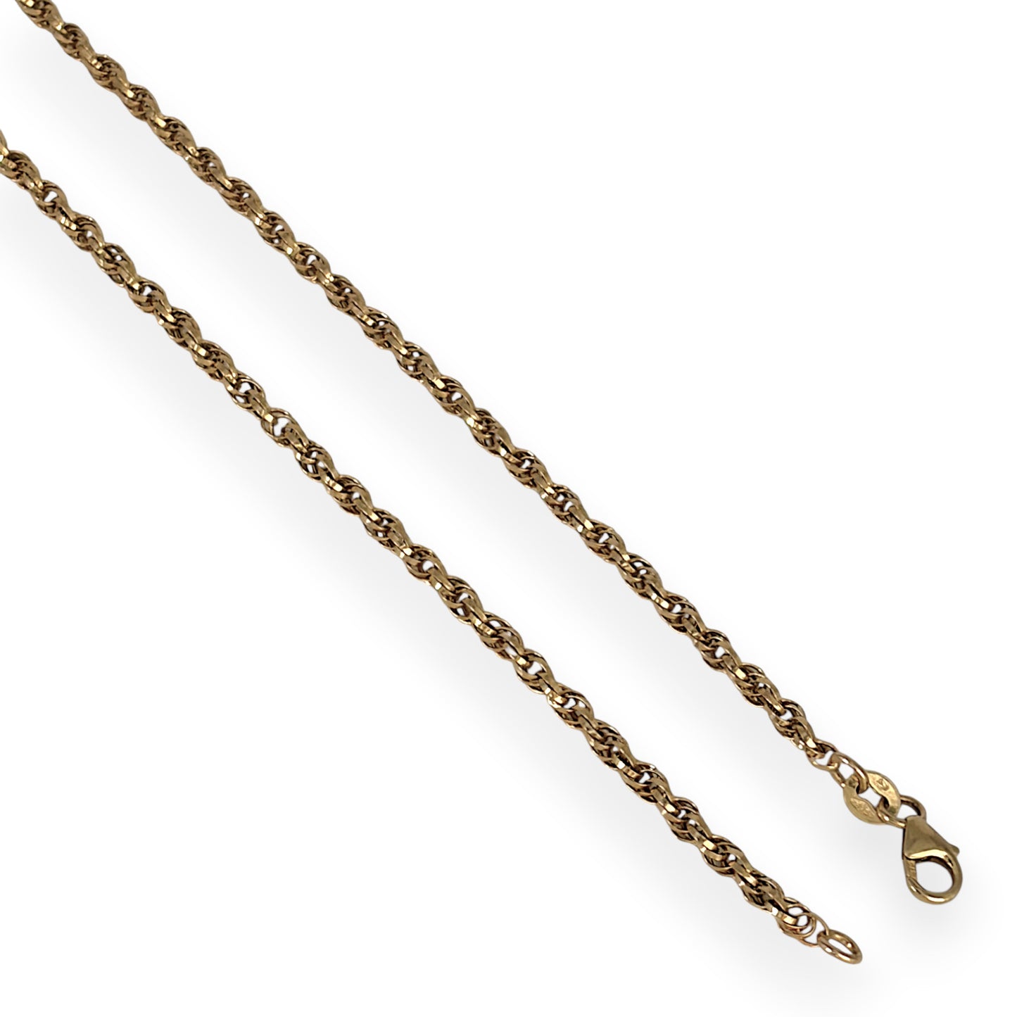 GOLD DEAL | 9ct Gold Twist Luxe Rope Chain 50cm