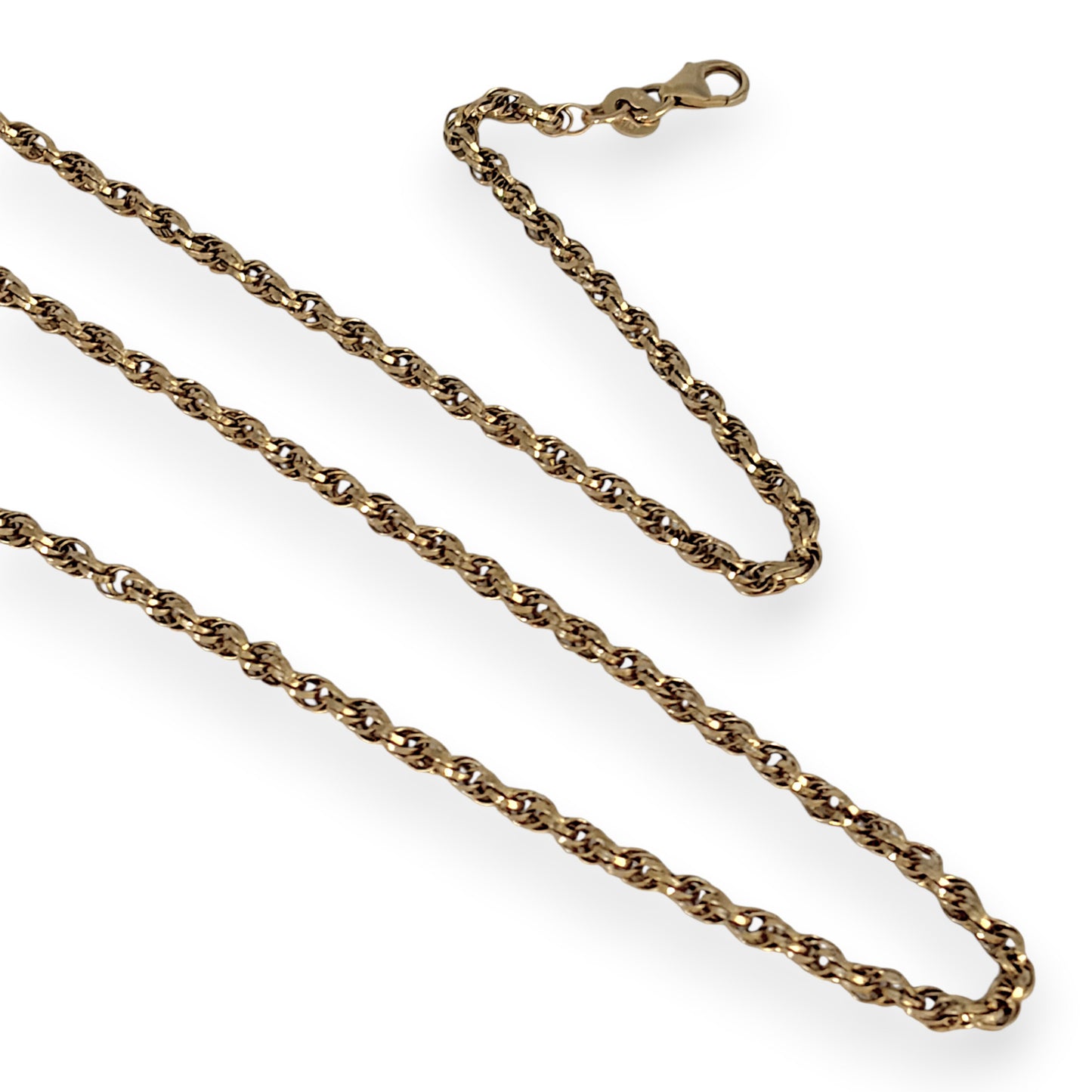 GOLD DEAL | 9ct Gold Twist Luxe Rope Chain 50cm