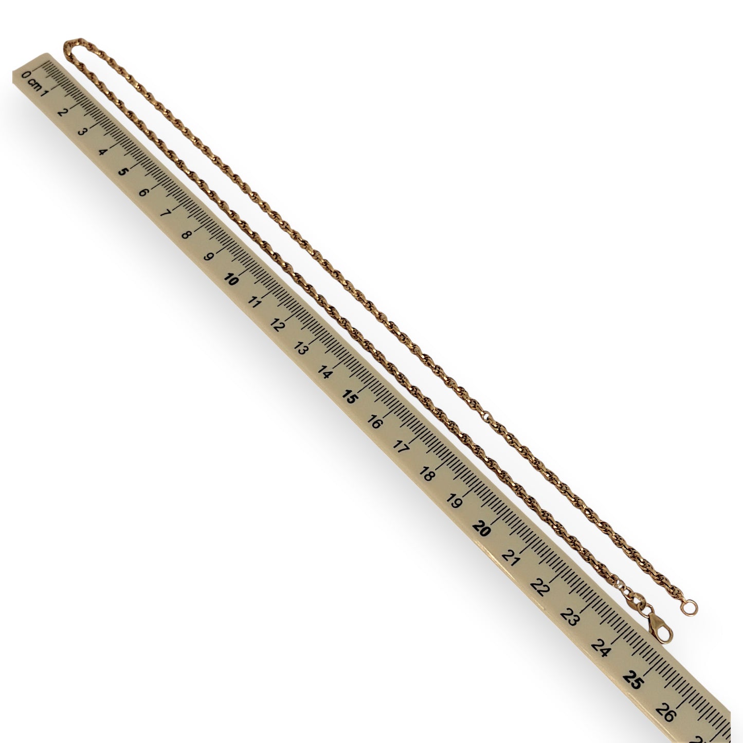 GOLD DEAL | 9ct Gold Twist Luxe Rope Chain 50cm