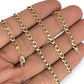 GOLD DEAL | 9ct Gold Edge Contemporary Curb Necklace 46cm