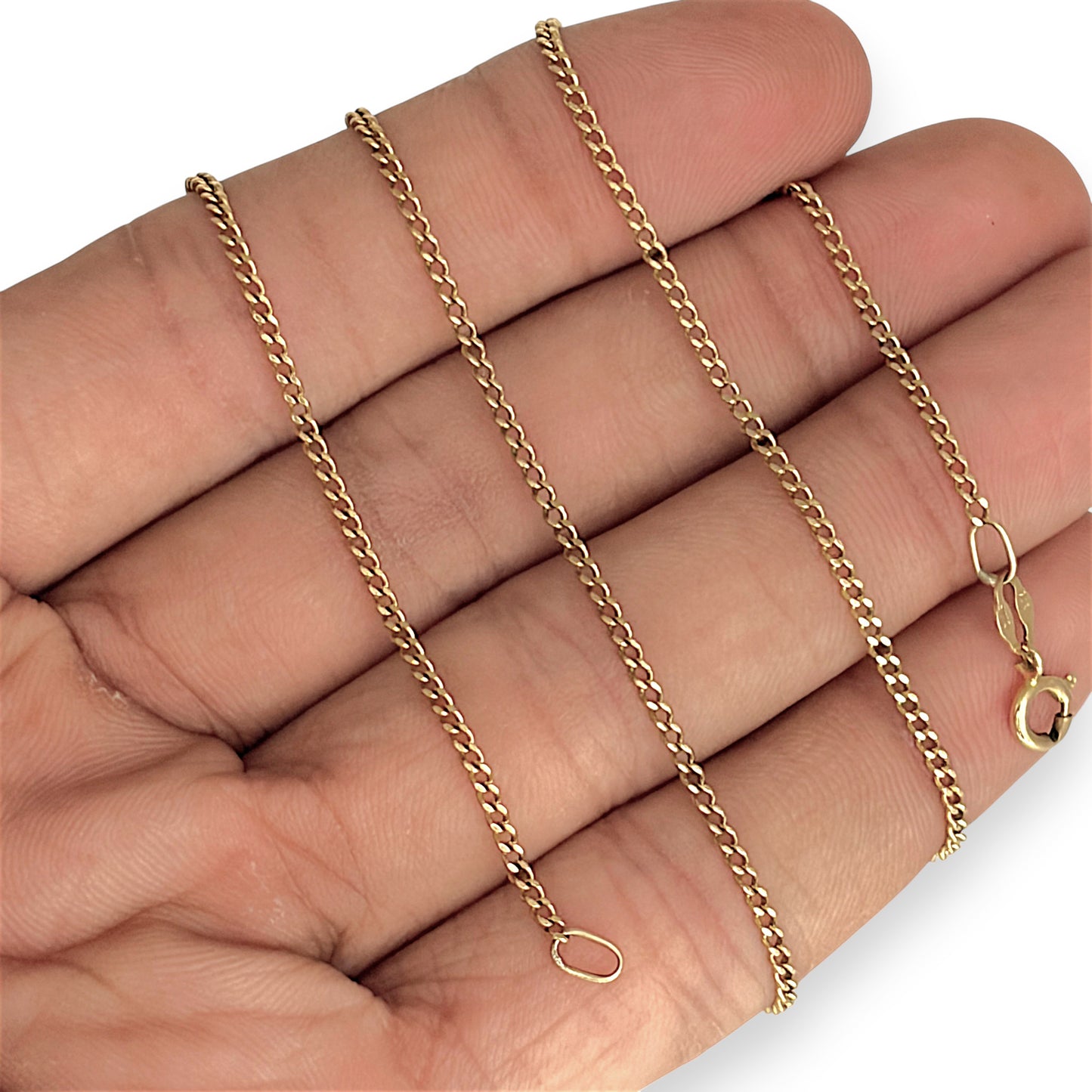 GOLD DEAL | 9ct Gold Sunlit Whisper Fine Chain 45cm