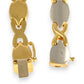GOLD DEAL | FLASH SALE 18ct (18K) Gold Crossover Link Bracelet Length 19.75cm Valuation $6,050