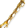18ct Gold Crossover Link Bracelet Length 19.75cm Valuation $6,050. R # 189