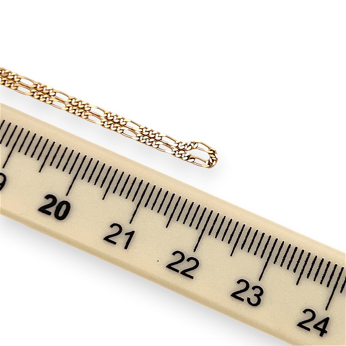 NZGD | 9ct Gold Whisper Figaro Chain 43cm