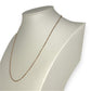 NZGD | 9ct Gold UNOAERRE Aurora 1x1 Fiagor Chain 50cm