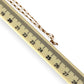 NZGD | 9ct Gold UNOAERRE Aurora 1x1 Fiagor Chain 50cm