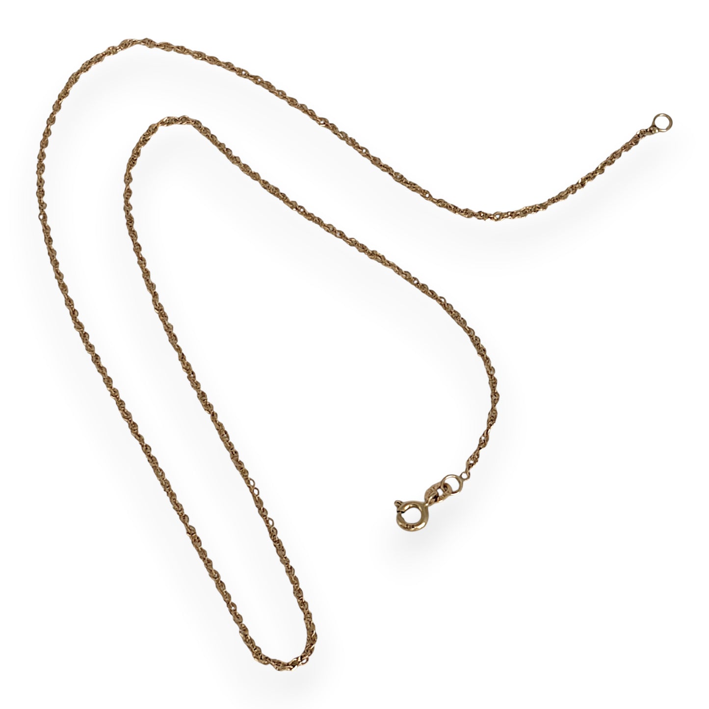 GOLD DEAL | 9ct Gold Luce d’Oro Rope Chain 45cm