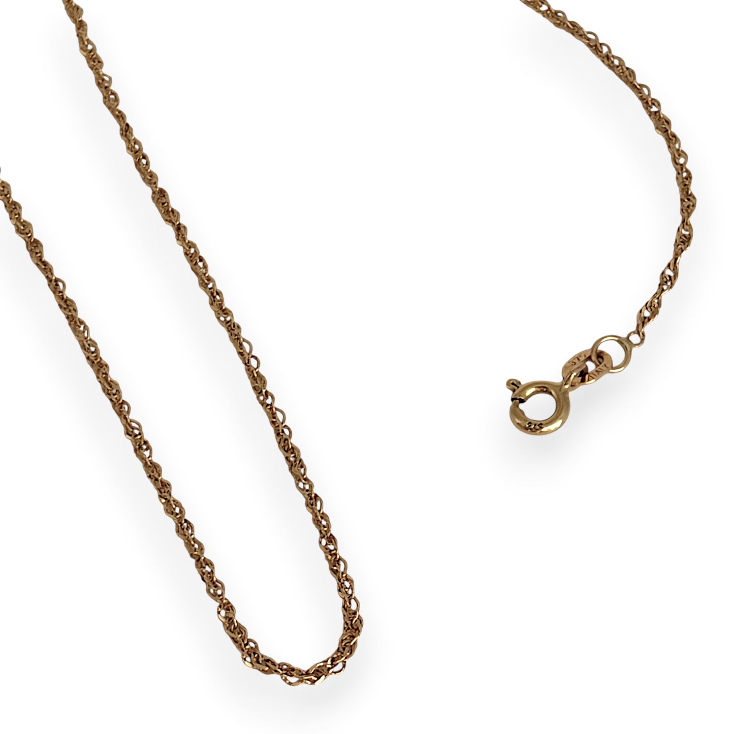 GOLD DEAL | 9ct Gold Luce d’Oro Rope Chain 45cm