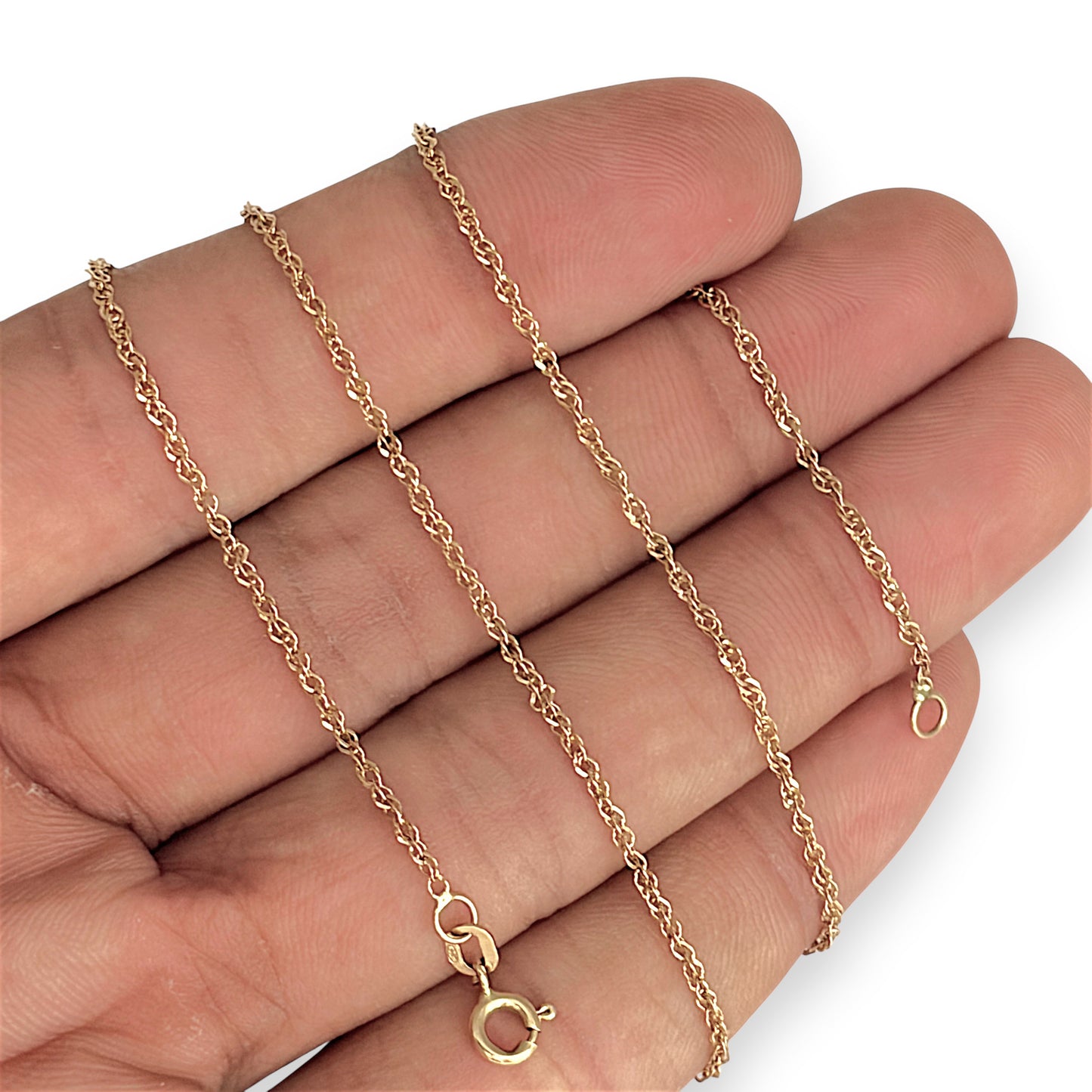 GOLD DEAL | 9ct Gold Luce d’Oro Rope Chain 45cm