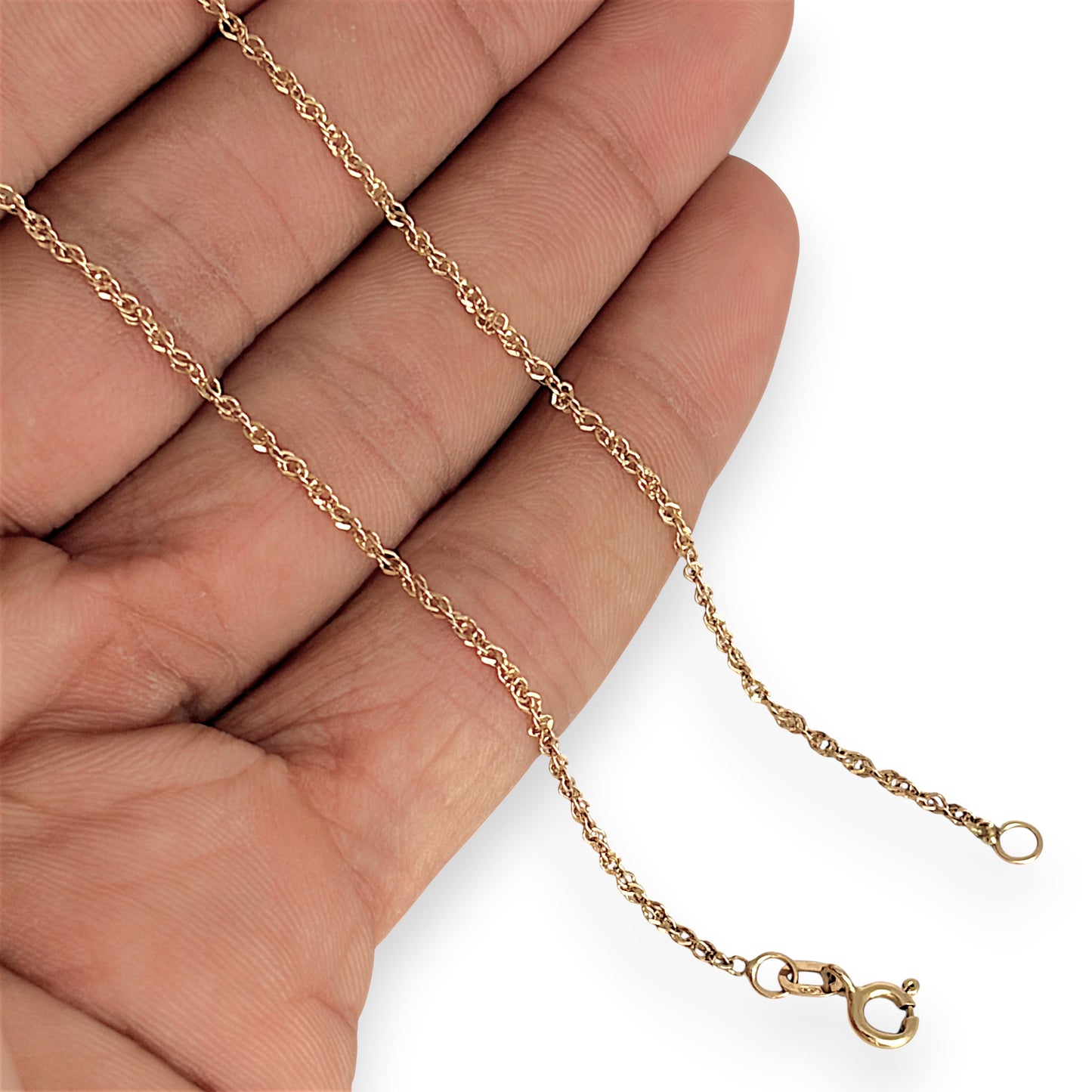 GOLD DEAL | 9ct Gold Luce d’Oro Rope Chain 45cm