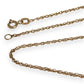 GOLD DEAL | 9ct Gold Luce d’Oro Rope Chain 45cm