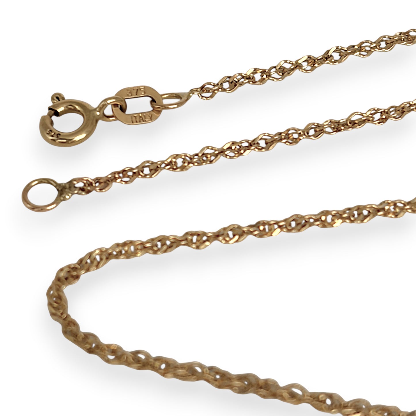 GOLD DEAL | 9ct Gold Luce d’Oro Rope Chain 45cm