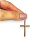 GOLD DEAL | 18ct (18K) Gold Refined Cut-Edge Round Cross Pendant