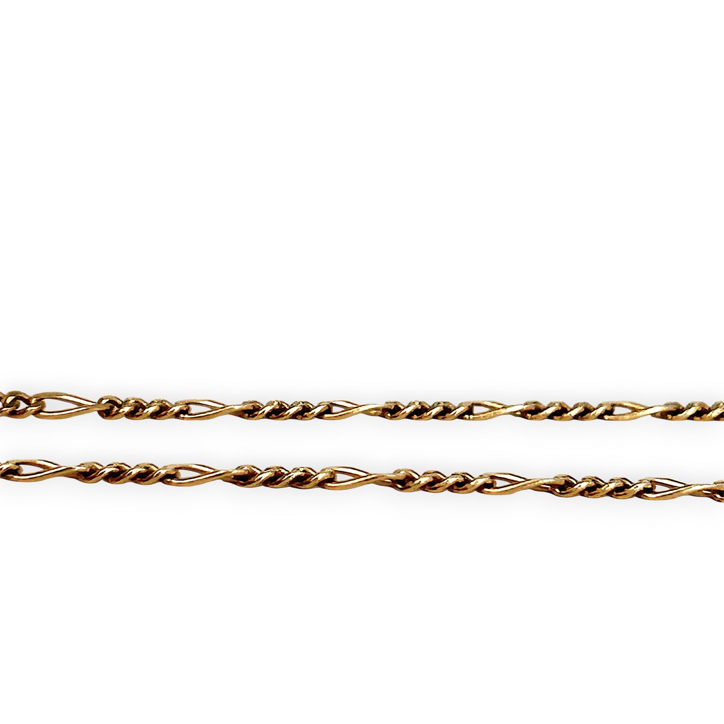 NZGD | 9ct Gold Refurbished Rounded‑Profile Figaro Chain 50cm