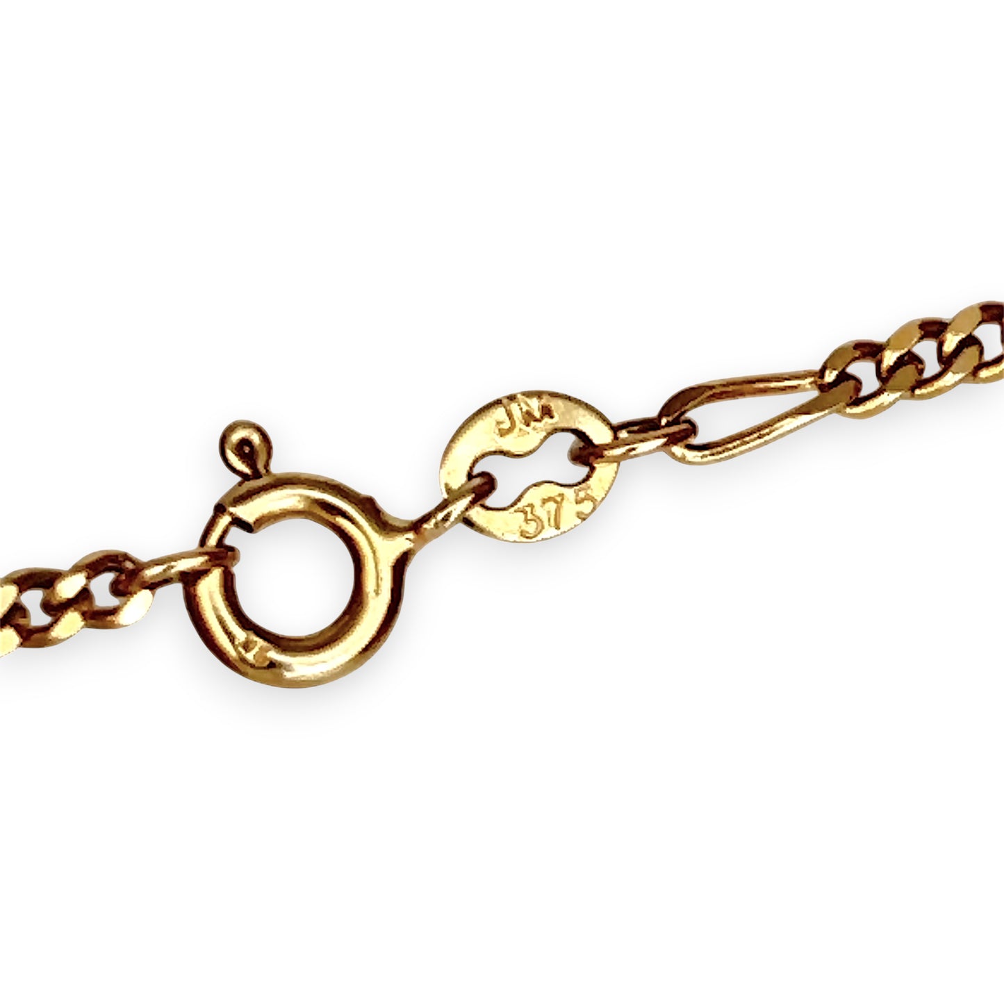 NZGD | 9ct Gold Refurbished Rounded‑Profile Figaro Chain 50cm