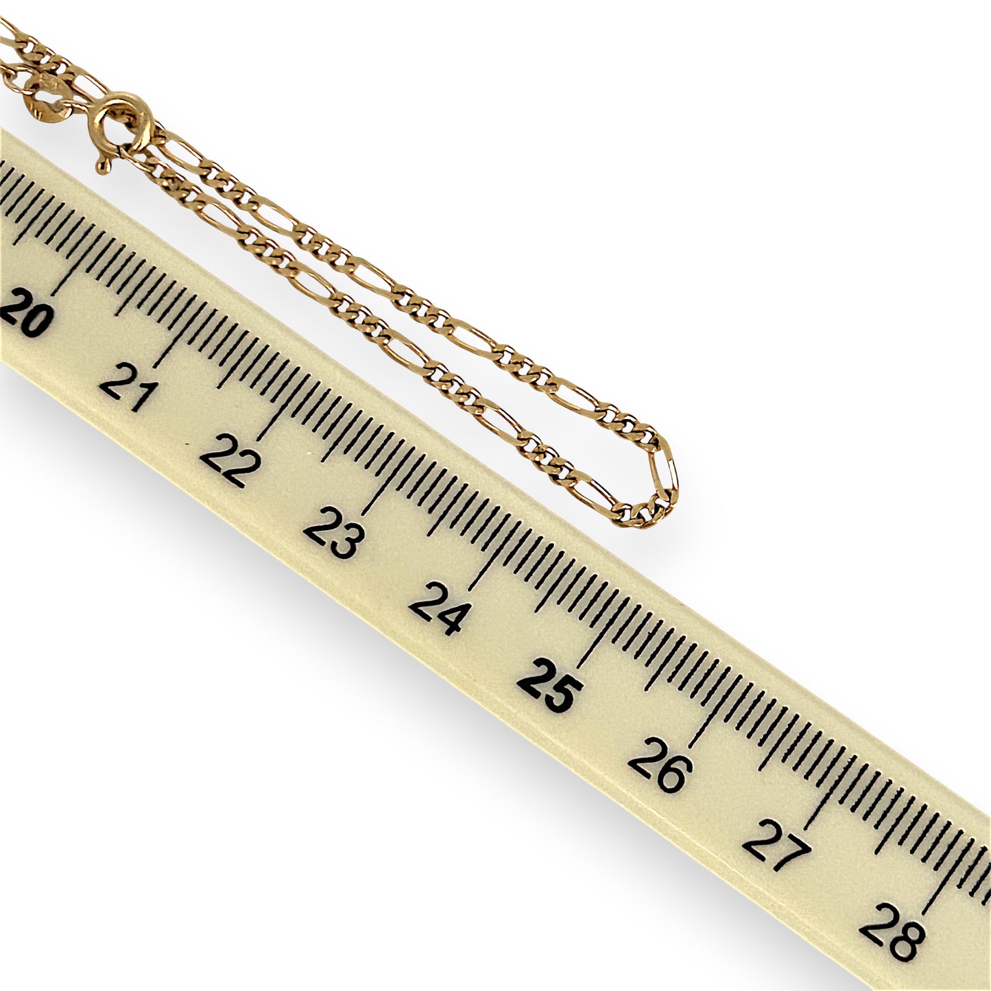 NZGD | 9ct Gold Refurbished Rounded‑Profile Figaro Chain 50cm