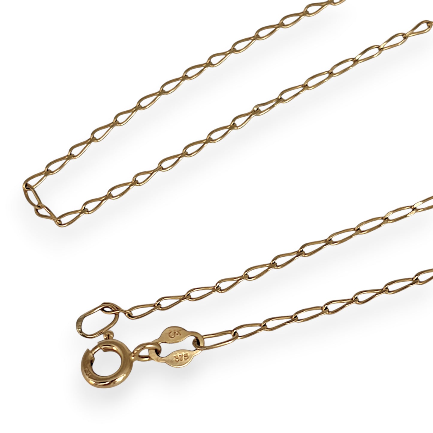 GOLD DEAL | 9ct Gold Elongated Aurora Link Chain 46cm