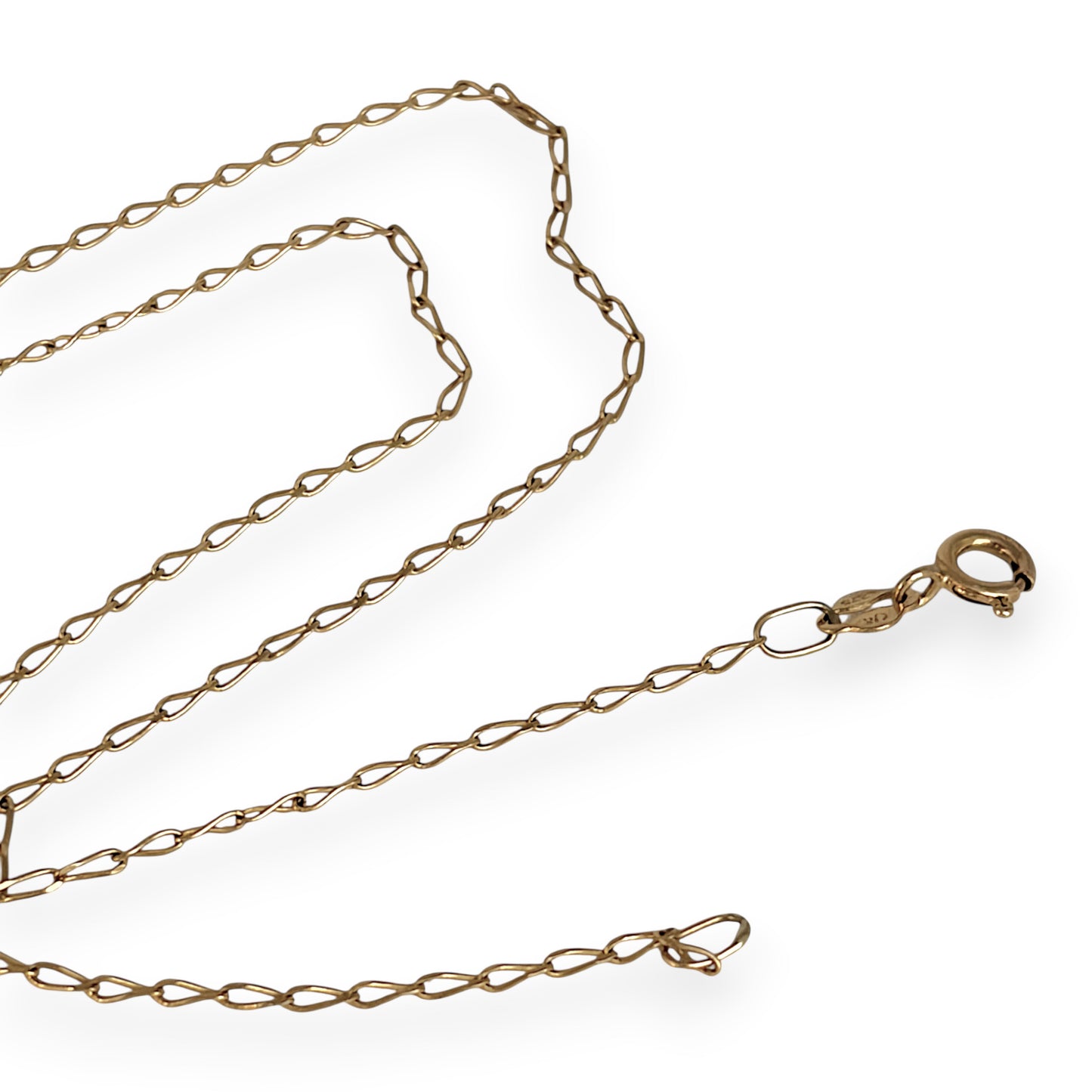 GOLD DEAL | 9ct Gold Elongated Aurora Link Chain 46cm