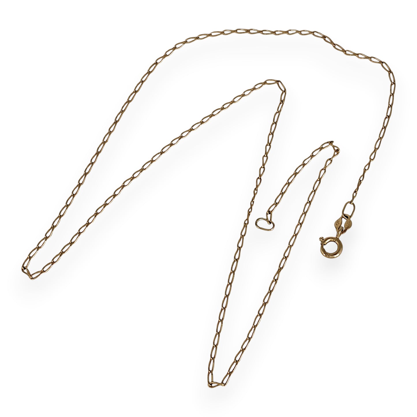 GOLD DEAL | 9ct Gold Elongated Aurora Link Chain 46cm