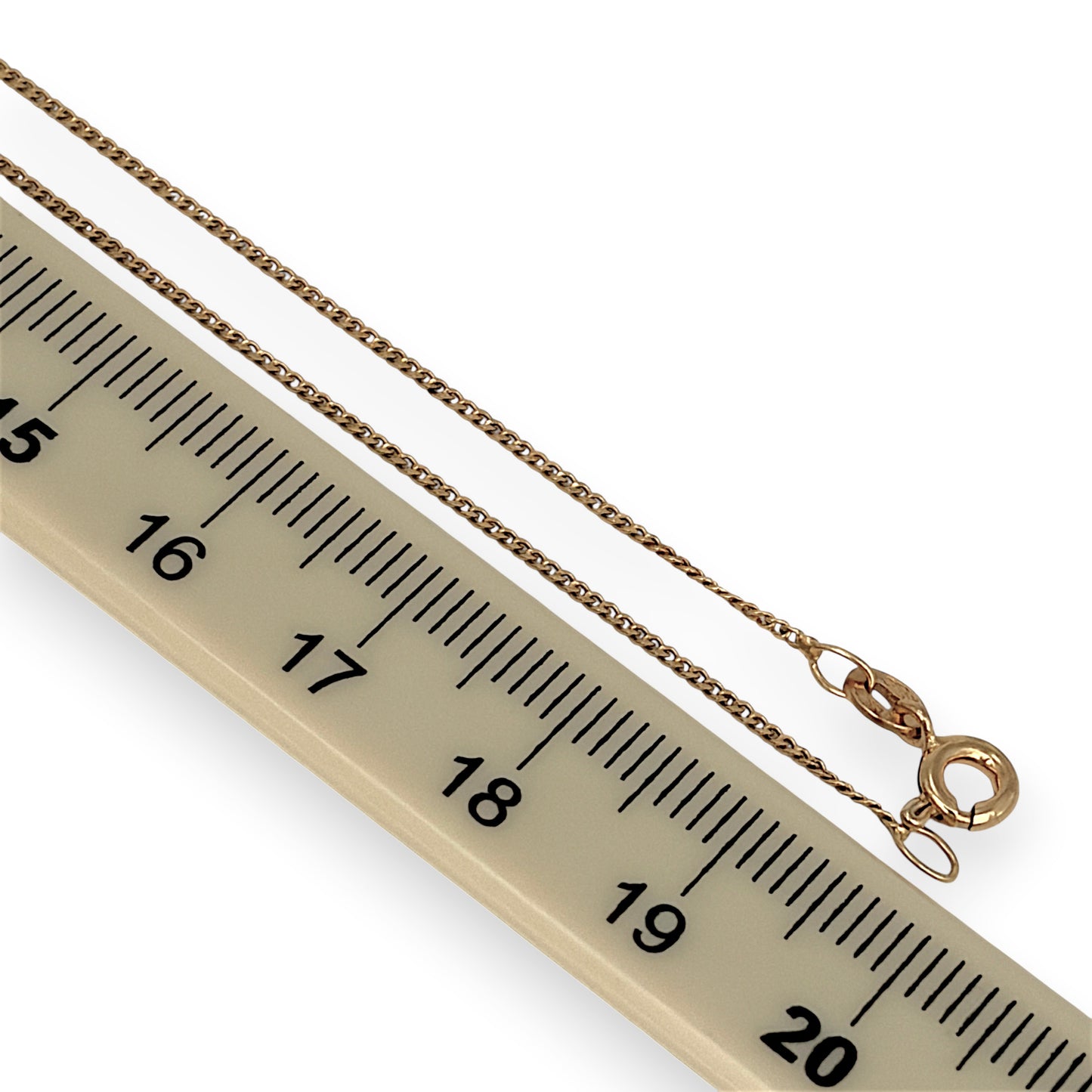GOLD DEAL | 9ct Gold Linéa Fine Gold Chain 40cm