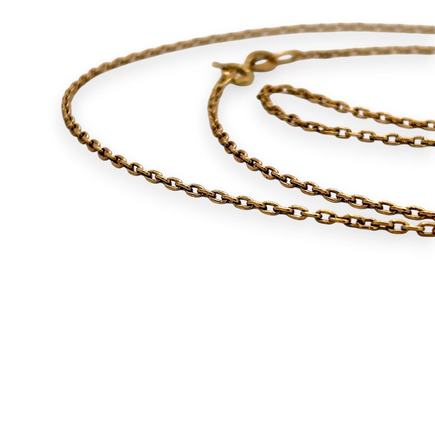 NZGD | 9ct Gold Everyday Oval‑Link Chain 46cm