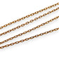 NZGD | 9ct Gold Everyday Oval‑Link Chain 46cm