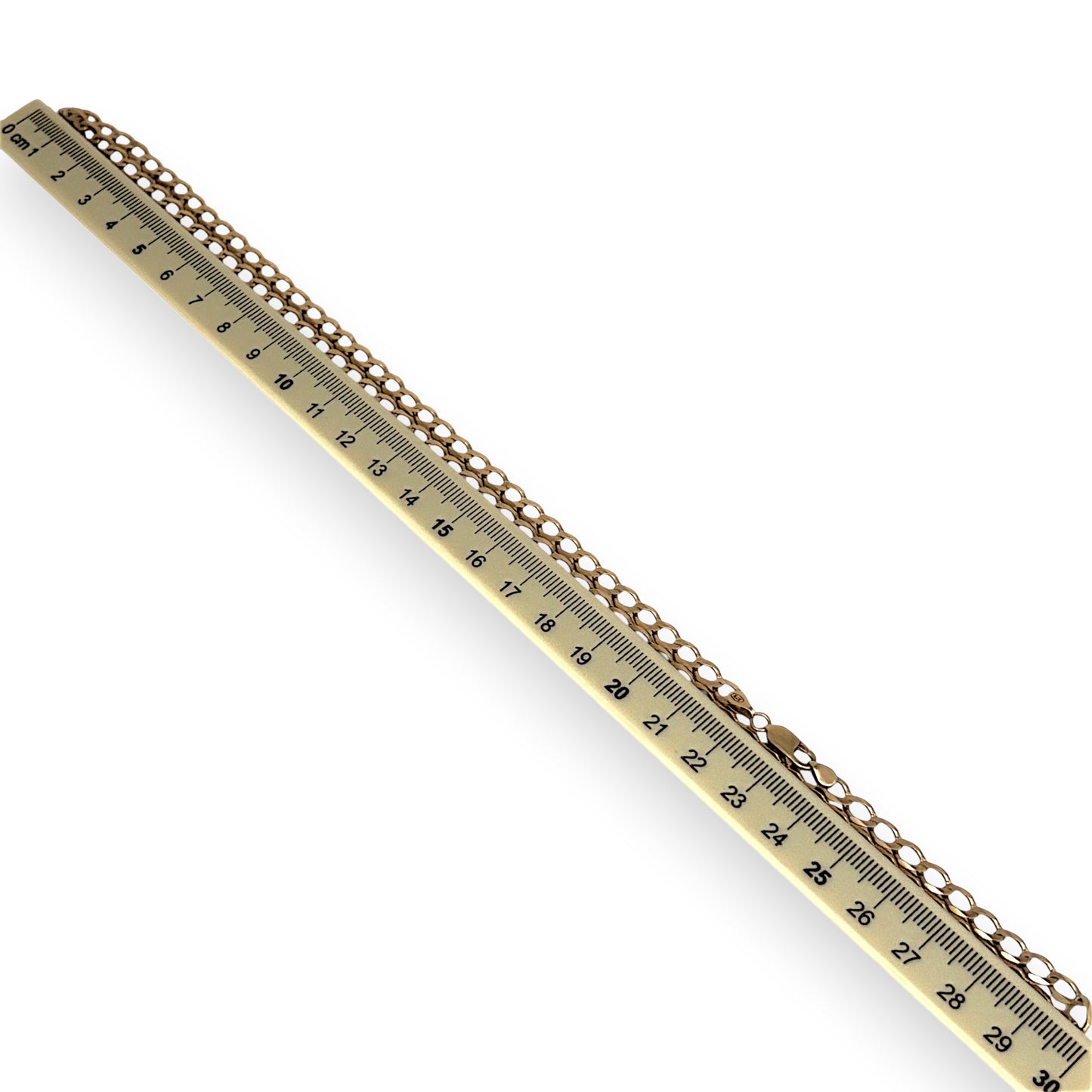 NZGD | 9ct Gold Solstice Oval Curb Link Chain 60cm