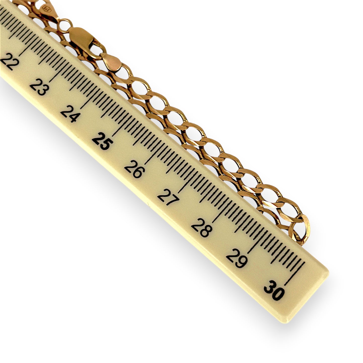 NZGD | 9ct Gold Solstice Oval Curb Link Chain 60cm