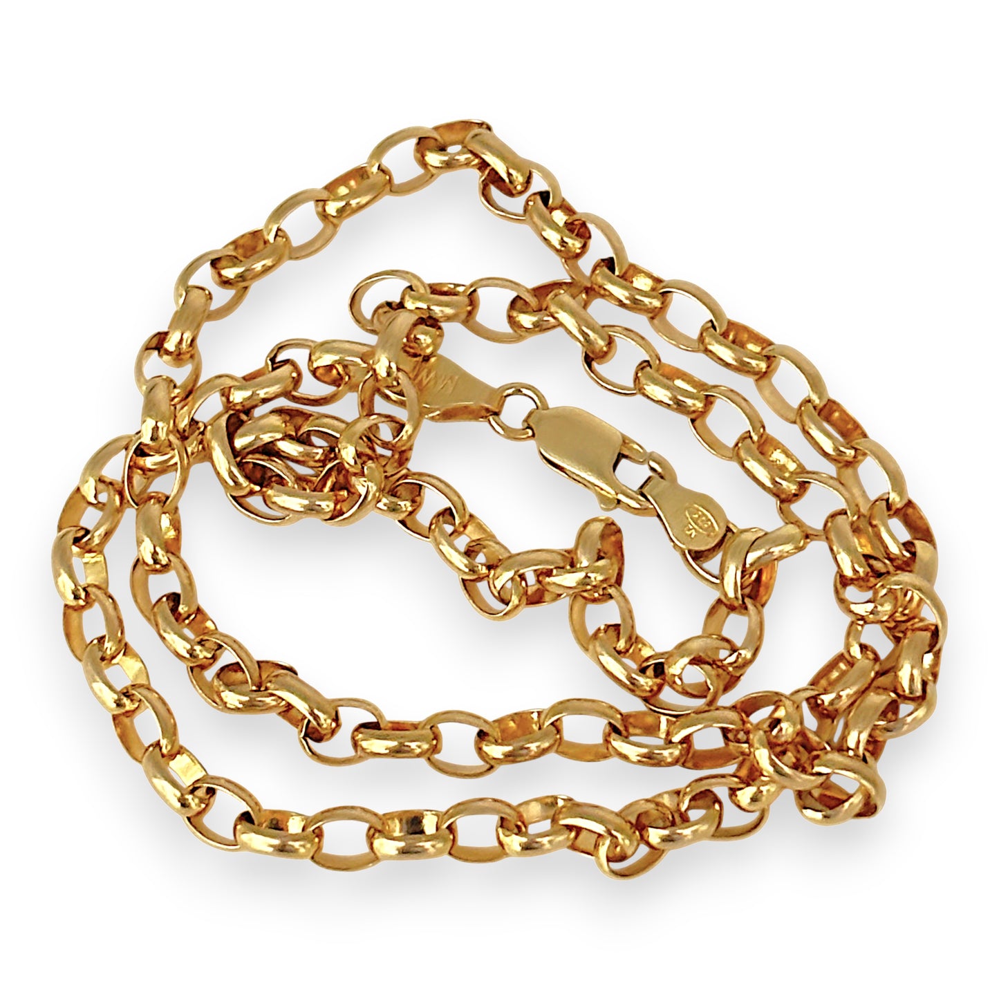 NZGD | 9ct NZ Gold Golden Heritage Belcher Chain 49cm