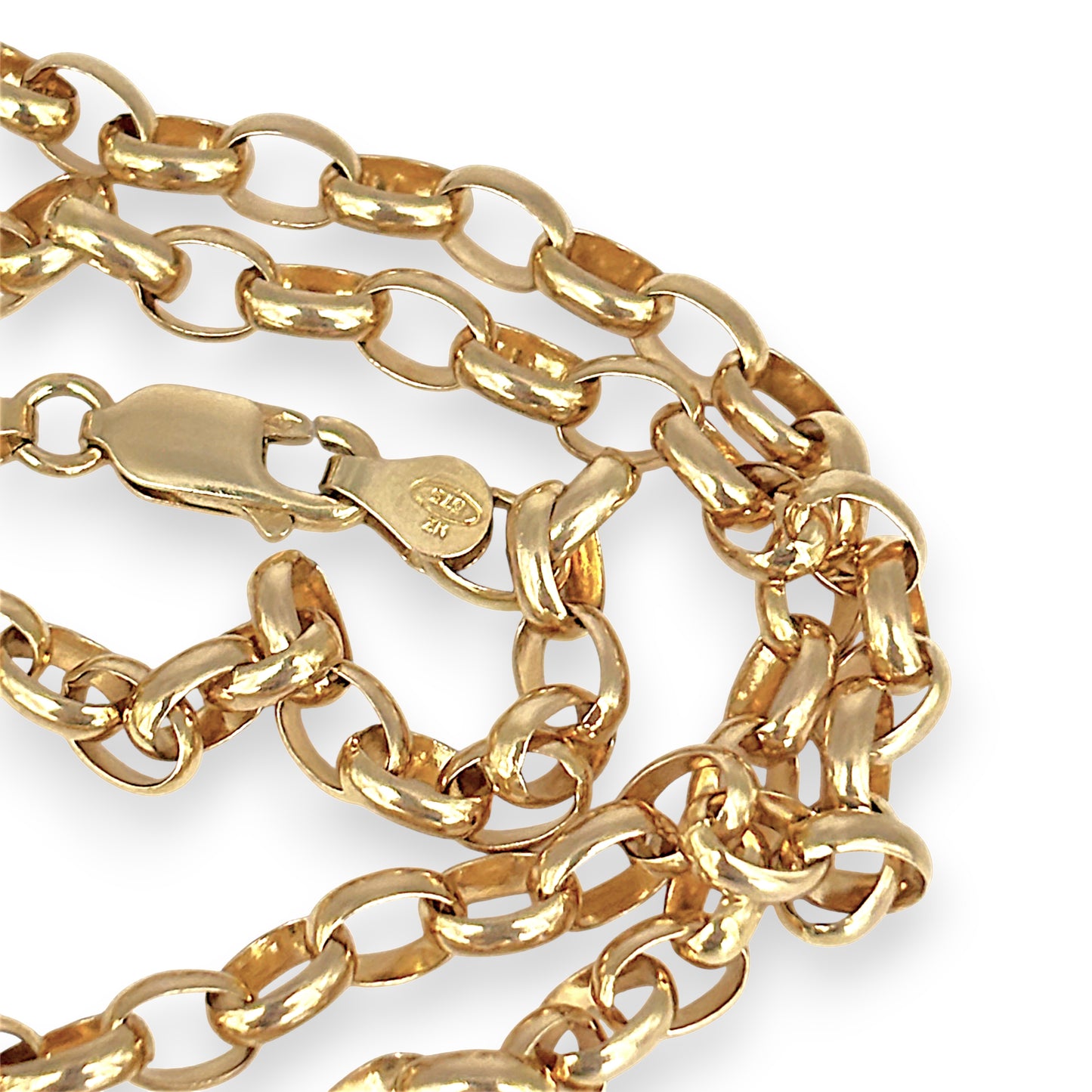 NZGD | 9ct NZ Gold Golden Heritage Belcher Chain 49cm